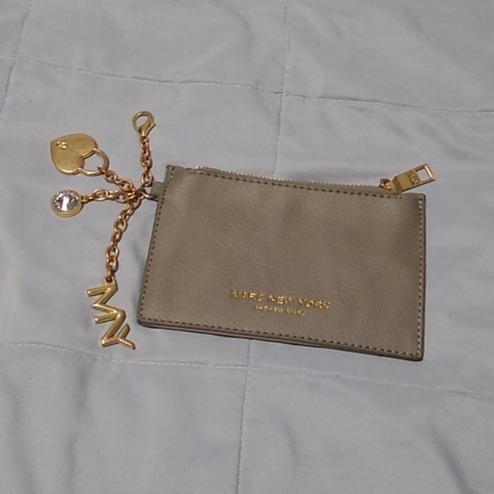 Andrew Marc New York Wallet Coin Purse Gray 6 x 4"
